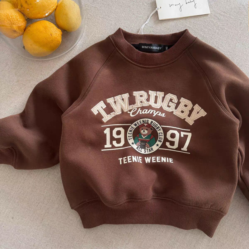 Lasten kapuutsiga huppar tikitud peaportree motiiviga, Korea versioon, paks puuvillane materjal, vanusevahemik 3–8 aastat