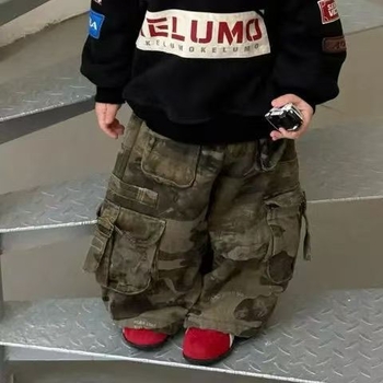 Dva dijela dječji komplet za dječake: hoodie s flis podstavom, natpis slovima, za jesen-zimu