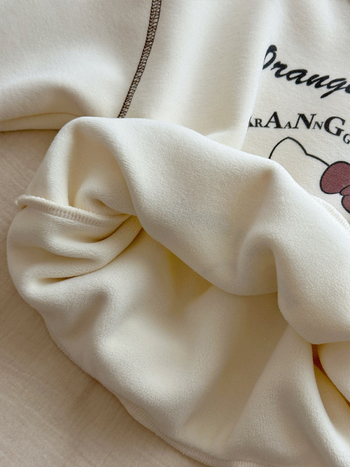 Tüdrukutele kaheosaline komplekt, Korea stiilis, sügis-talv, vanusegrupp 3–8 aastat, väline kangas – puuvill, vooder polüester-elastaan