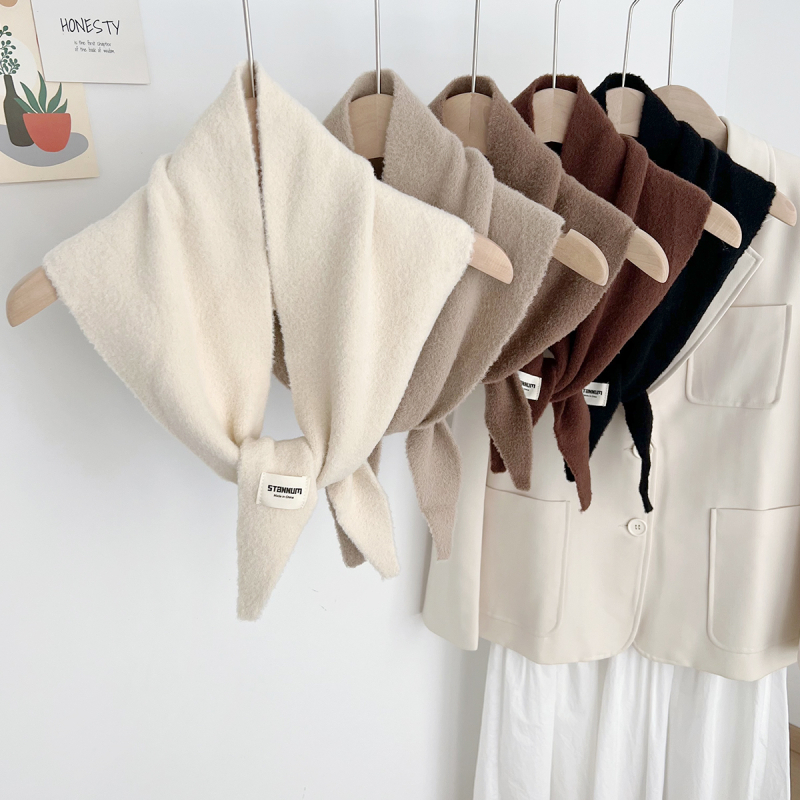 Trokutasti šal, warp-knit, zimska toplina, korejskog stila, poliester vlakno