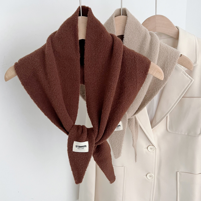 Trokutasti šal, warp-knit, zimska toplina, korejskog stila, poliester vlakno