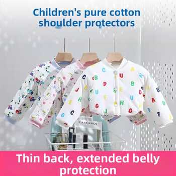 Protecție pentru umeri din bumbac, vestă călduroasă îngroșată pentru nou-născuți, toamnă-iarnă