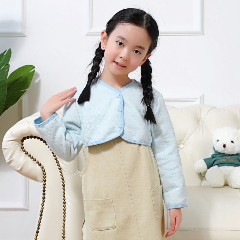 Protecție pentru umeri din bumbac, vestă călduroasă îngroșată pentru nou-născuți, toamnă-iarnă