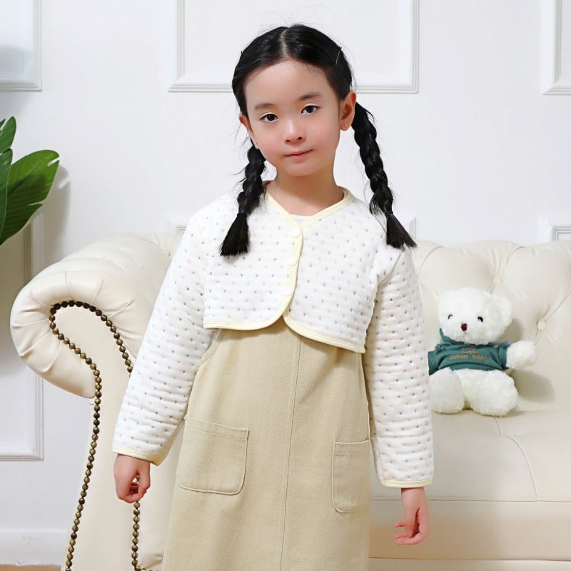 Protecție pentru umeri din bumbac, vestă călduroasă îngroșată pentru nou-născuți, toamnă-iarnă