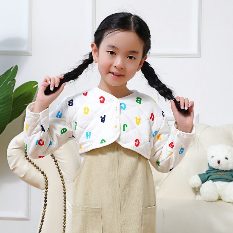 Protecție pentru umeri din bumbac, vestă călduroasă îngroșată pentru nou-născuți, toamnă-iarnă