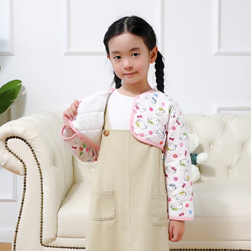 Protecție pentru umeri din bumbac, vestă călduroasă îngroșată pentru nou-născuți, toamnă-iarnă