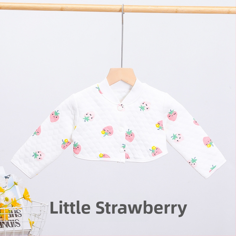 Protecție pentru umeri din bumbac, vestă călduroasă îngroșată pentru nou-născuți, toamnă-iarnă