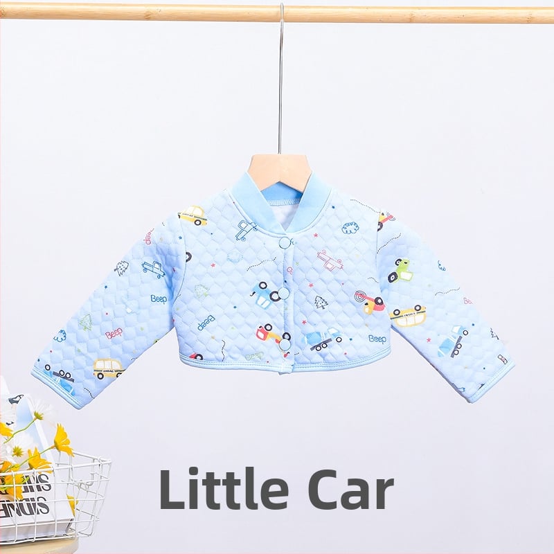 Protecție pentru umeri din bumbac, vestă călduroasă îngroșată pentru nou-născuți, toamnă-iarnă