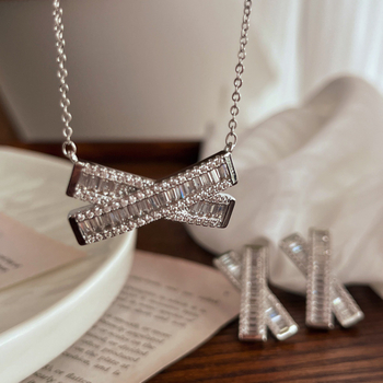 Geometrijski naušnice od umjetnog kristala, Seiko premaz, za žene