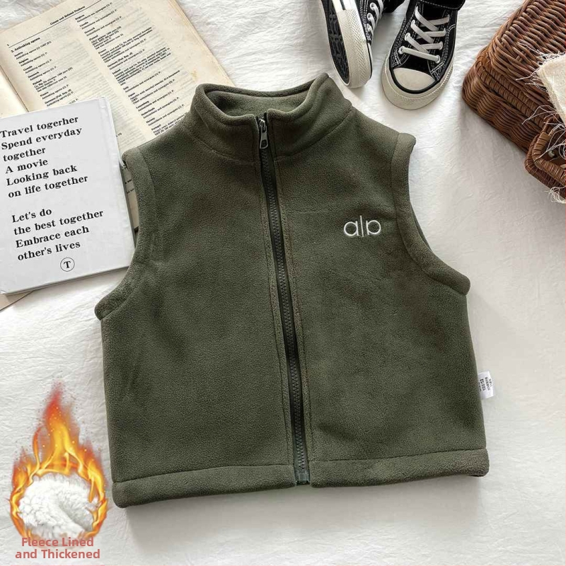 Laste vest - pakse talveversioon, tõmblukk, väliskangas: polüester 95% / spandeks 5%, vooder polüester, täidis polüester