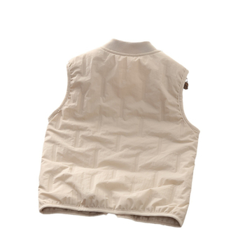 Vesta pentru copii cu fermoar - 100% nylon; stil cardigan; potrivit pentru iarnă și toamnă; pentru copii peste 8 ani (peste 140 cm)