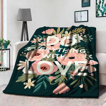 Κουβέρτα υπνάκου με προσαρμοσμένο ψηφιακό εκτύπωμα, διπλής όψης φλανέλ, 100% πολυεστέρας, βάρος 250 g, δυνατότητα εξατομίκευσης