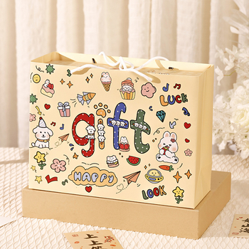 Dovanų dėžutė su magnetiniu dangteliu, miela kūdikio animacijos tema, medžiaga: laminuotas popierius ir kartonas, dovanų įpakavimas, Huichu prekės ženklas, privataus prekės ženklo žymėjimas