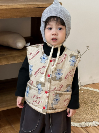 NOZI Set de două piese pentru copii, stil coreean, toamnă-iarnă, 95% bumbac, model în dungi, pulover fără glugă, vârstă 1-3 ani, model DT9883-9849-9898