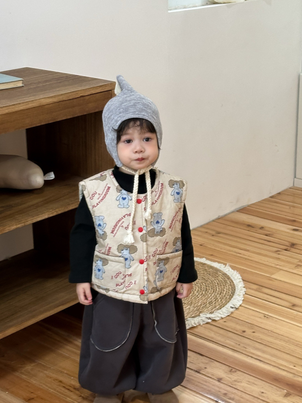 NOZI Set de două piese pentru copii, stil coreean, toamnă-iarnă, 95% bumbac, model în dungi, pulover fără glugă, vârstă 1-3 ani, model DT9883-9849-9898