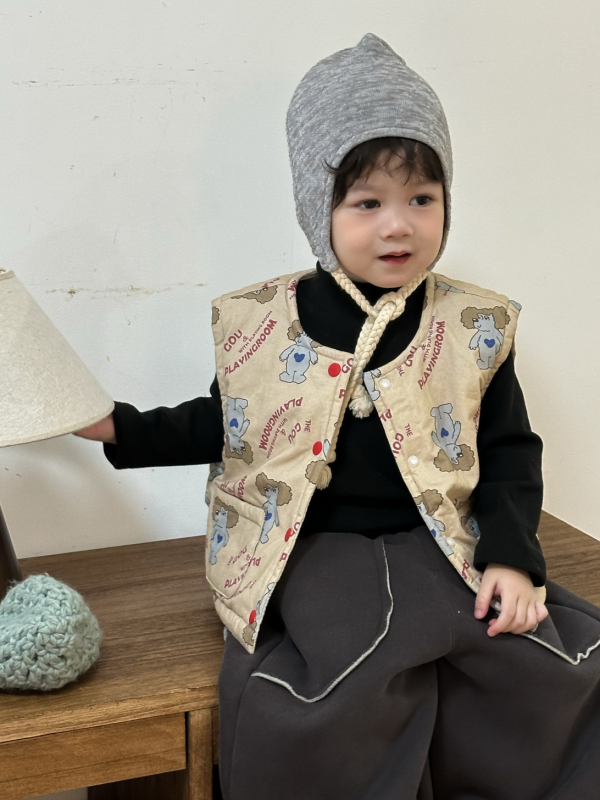 NOZI Set de două piese pentru copii, stil coreean, toamnă-iarnă, 95% bumbac, model în dungi, pulover fără glugă, vârstă 1-3 ani, model DT9883-9849-9898