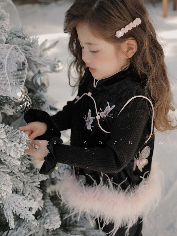 Tüdrukute rippseelik, printsessi stiil, 100% polüester, A-liin, vanuses 3–8 aastat.