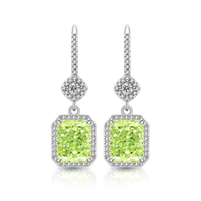 Geometriskas auskari no vara BED031, Silver Beauty, moderns pilsētas stils, rudens 2025