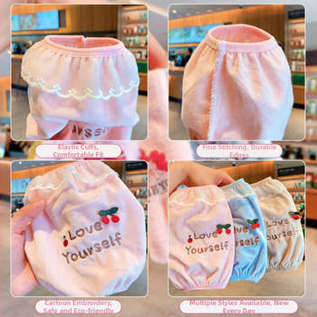 Trumpi virtuvės apsauginiai rankogaliai – nuo netvarkos ir aliejaus, vienodai tinkantys, nailonas, vaikams 3–8 m., žiema/ruduo sezonas, prekinis ženklas Ruiduo, modelis w1905