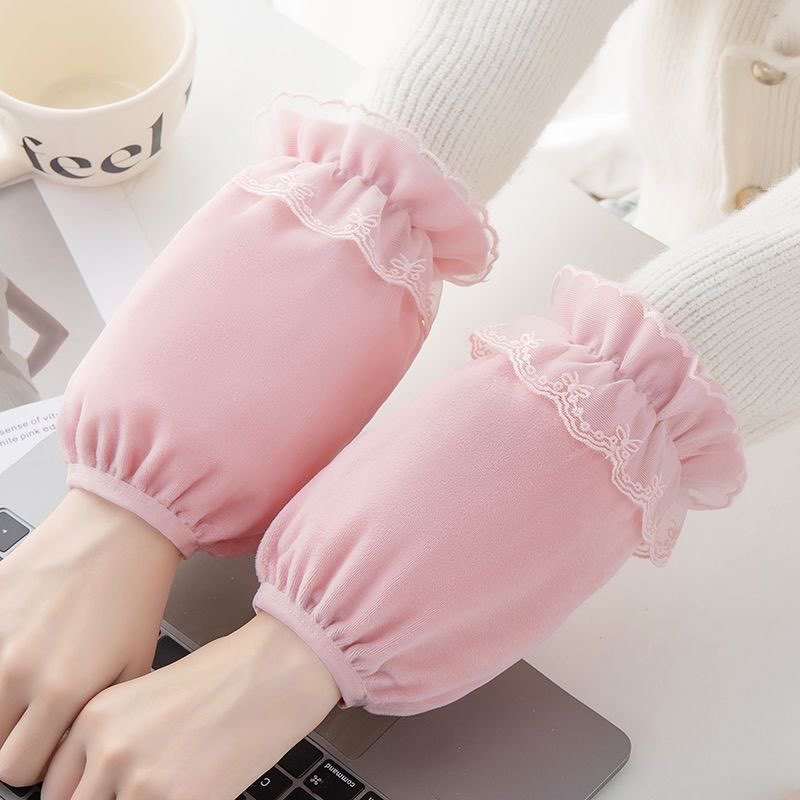 Acoperire pentru mâneci femei - Velvet Lace, Jacquard, Anti-Murdărire, All-Season, Stil Pastoral