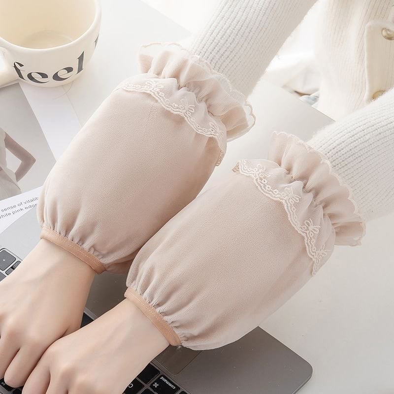 Acoperire pentru mâneci femei - Velvet Lace, Jacquard, Anti-Murdărire, All-Season, Stil Pastoral