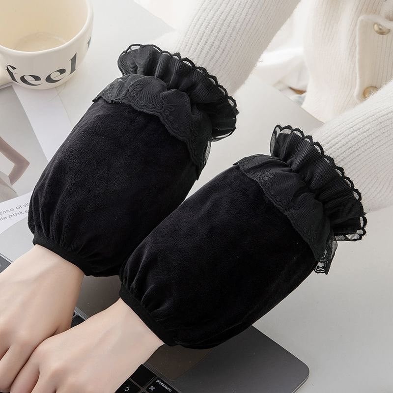 Acoperire pentru mâneci femei - Velvet Lace, Jacquard, Anti-Murdărire, All-Season, Stil Pastoral