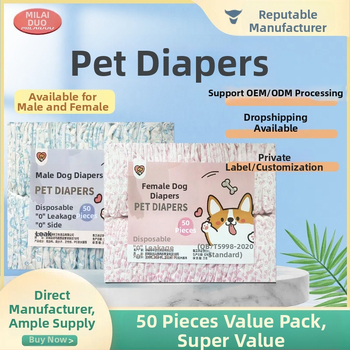 Milaido Menstruacijų kelnaitės patelėms šunims - nepluošto audinys, animacinio stiliaus