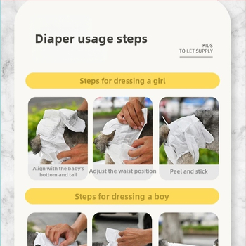 Milado Suņu autiņi vīriešiem un sievietēm — higiēnas šorti dzīvniekiem, netkanā auduma materiāls, 50 gab.