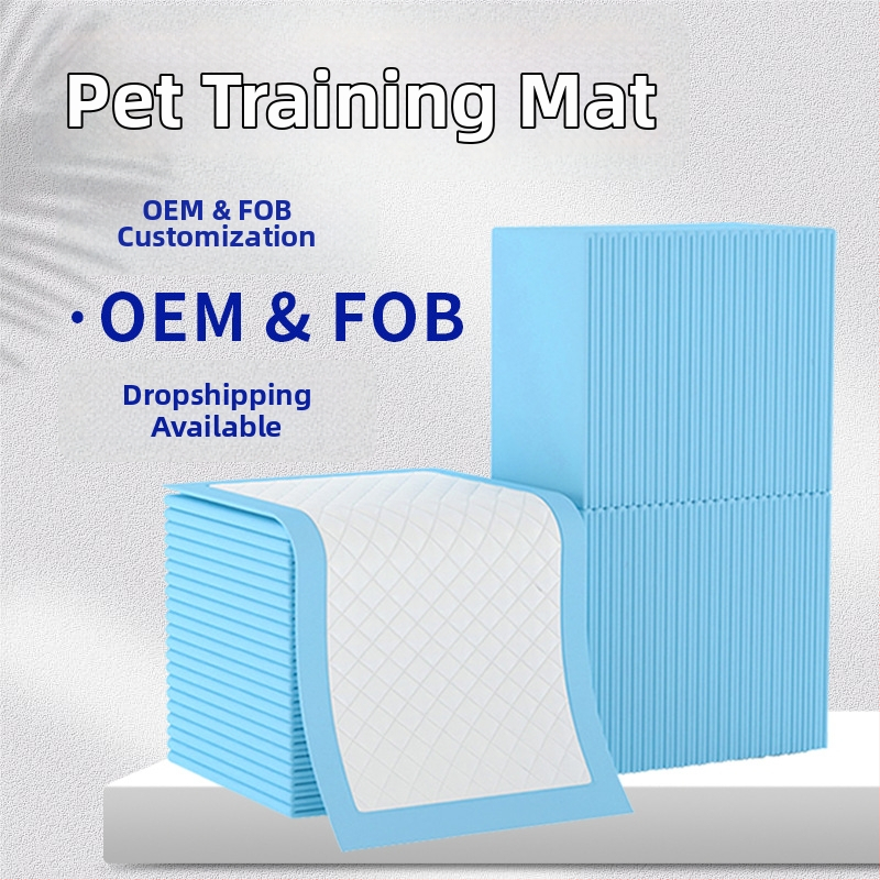 Vienreizējās lietošanas suņa paliktnis – biezāka absorbējošā paliktnis ar ūdens aizkavēšanu; 3S hidrofilais neaustais materiāls, SAP, koksnes pulpā, PE plēve (100 gab.)