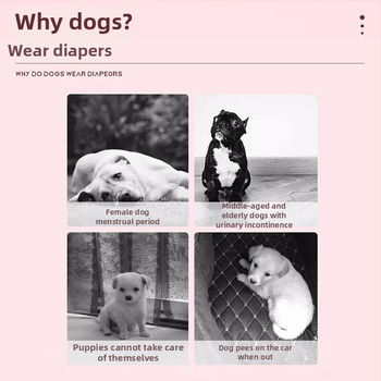 Kaķu un suņu autiņi ar elpojošu pamatplāti, polimēra un koksnes celulozes kodolu, elastīgu jostu – 10 gab.