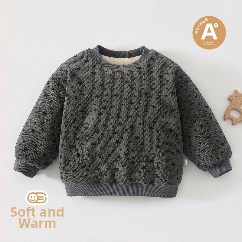 Laste paks jacquard džemper, unisex, 3–8 aastat, pikkade varrukatega