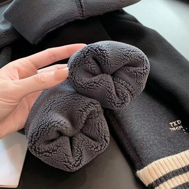 Colanți pentru copii din bumbac cu căptușeală din fleece, talie medie, iarnă, 3–8 ani, 80% bumbac