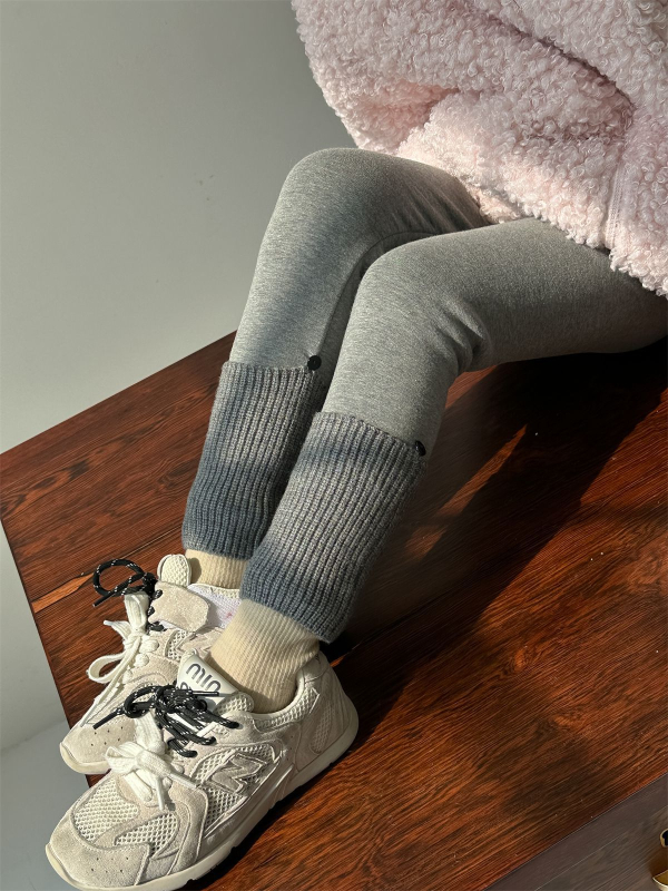 Colanți de iarnă pentru fete, stil coreean, 70% bumbac, elasticitate ridicată