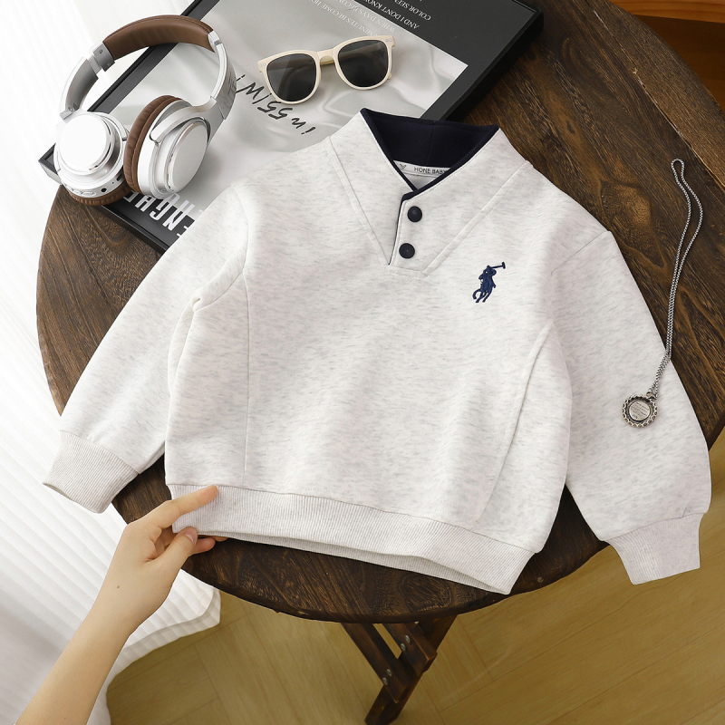 Hanorac pentru copii fără glugă, casual, imprimeu desen animat, mâneci lungi, pulover, primăvară/toamnă 2025