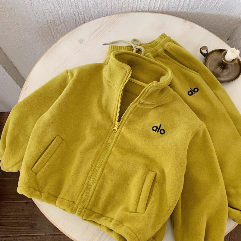 Set copii din două piese din bumbac 90%, unisex, casual, toamnă-iarnă, top cu mânecă lungă și pantaloni lungi, finisaj moale.