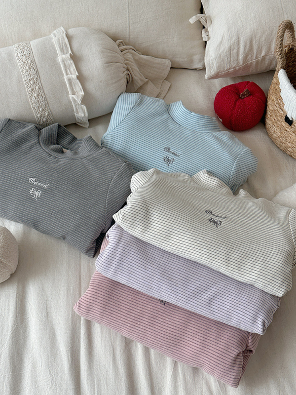 Lányoknak készült fleece-lével bélelt felső, kerek nyak, hosszú ujjú, koreai stílus, téli szezon