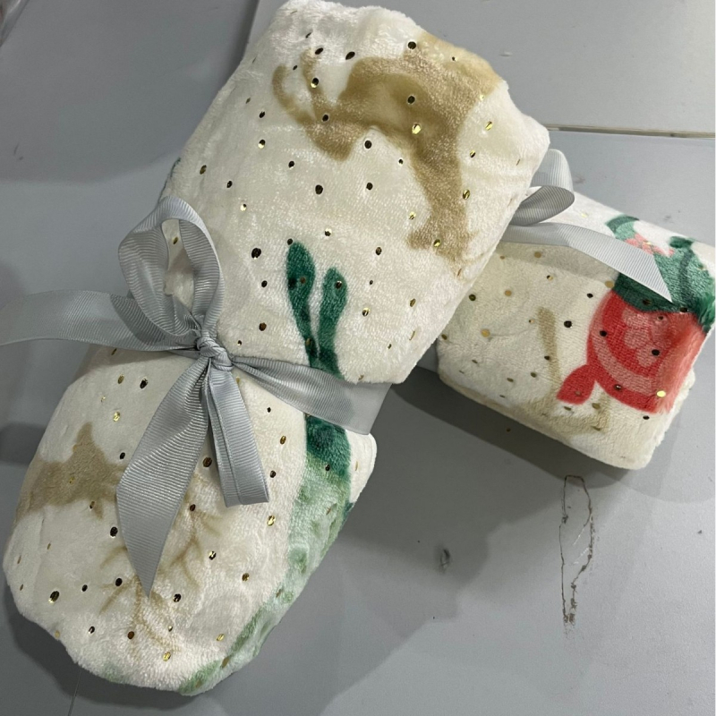 Офис фланелено одеяло с принт, модел 19875640015; полиестер; тегло под 300 g; подходящо за всички сезони; модерен и минималистичен стил