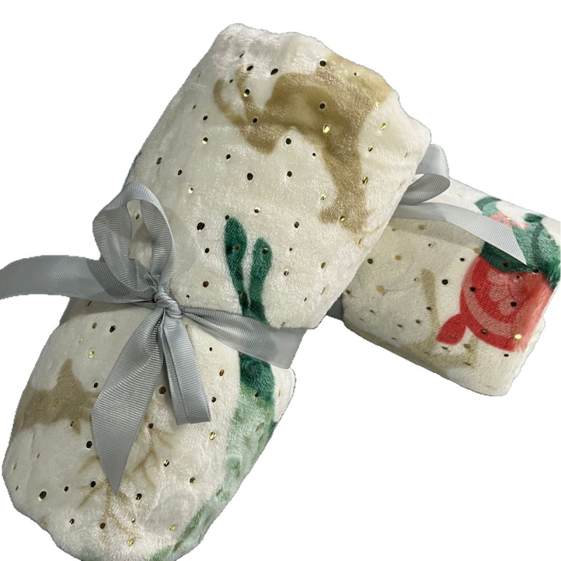 Офис фланелено одеяло с принт, модел 19875640015; полиестер; тегло под 300 g; подходящо за всички сезони; модерен и минималистичен стил