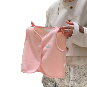 Dječja debela flis vest Aurora Fleece, unisex, zatvaranje na jedne red dugmadi, bez kapulje, 3–8 godina