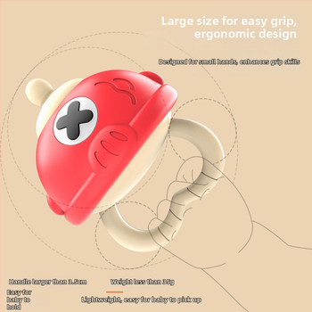 Beebi käe helkur ja närimismänguasjade komplekt – rahustav kink beebidele vanuses 0–3 aastat (Bränd: RCTOYS; Materjal: Plastik; Vanus: 0–3 a; Arendus: aistinguline, käe- silmade koordineerimine)