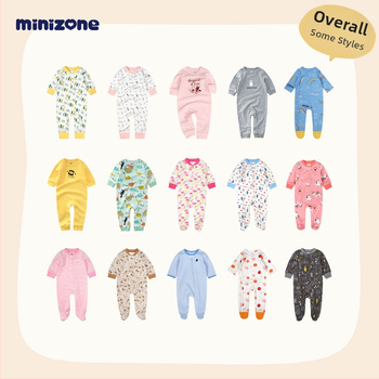 minizone Beebi kingituste kast – Assorti 10-os osaga puuvillast riideid komplekt, pikad varrukad kampsun, pehme kangas, sobiv 0–12 kuud