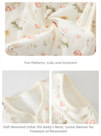 Detská vesta s karikatúrnym vzorom, vonkajší materiál 100% bavlna, podšívka z bavlny, výplň z polyesteru, zapínanie na predné gombíky