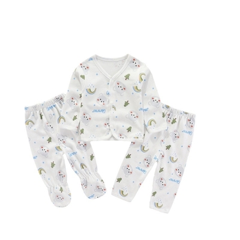 Подаръчна кутия за новородени — 5-частов памучен комплект дрехи за бебета, унисекс