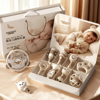 JuLeBaby Plastmassist käeshoitav mänguasi beebidele 0-6 kuud — plastmassist haareatav mänguasi, trumm ja helin — tootekood LS-137LH