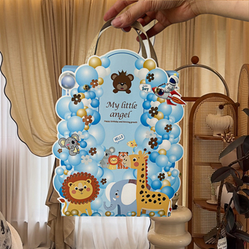 Saldainių dovanų dėžutė piešinių stiliumi, popierinė, spauda, tinkama gimtadieniams ir vaikų šventėms