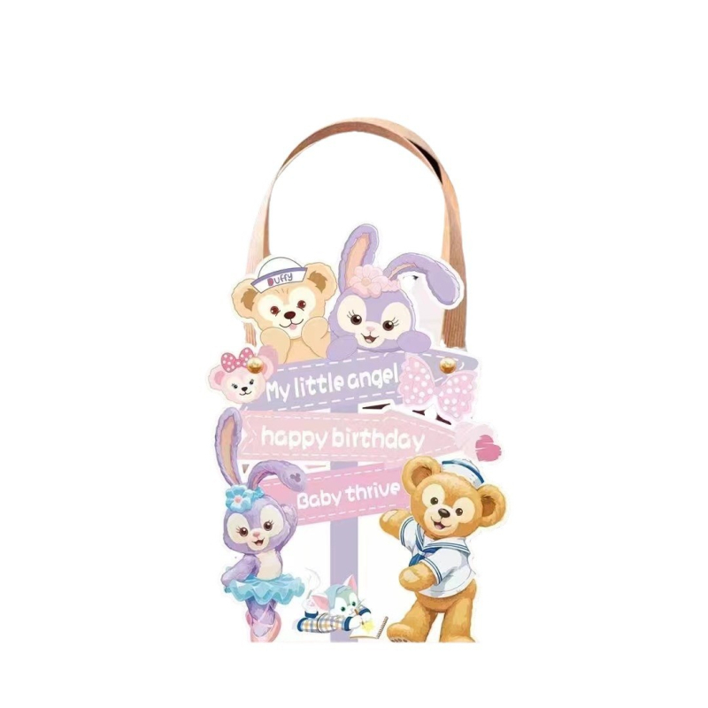 Saldainių dovanų dėžutė piešinių stiliumi, popierinė, spauda, tinkama gimtadieniams ir vaikų šventėms