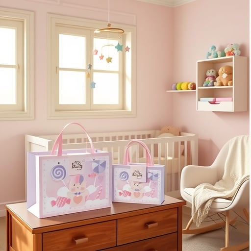 Animacinio stiliaus popierinė dovanų dėžutė kūdikiams ir vaikams – pritaikoma su spausdintu logotipu, tuščia dėžutė