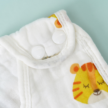 Zīdaiņu guļammaiss vestes stilā, tīrs kokvilnas audums, kokvilnas pildījums, augļu karikatūras dizains