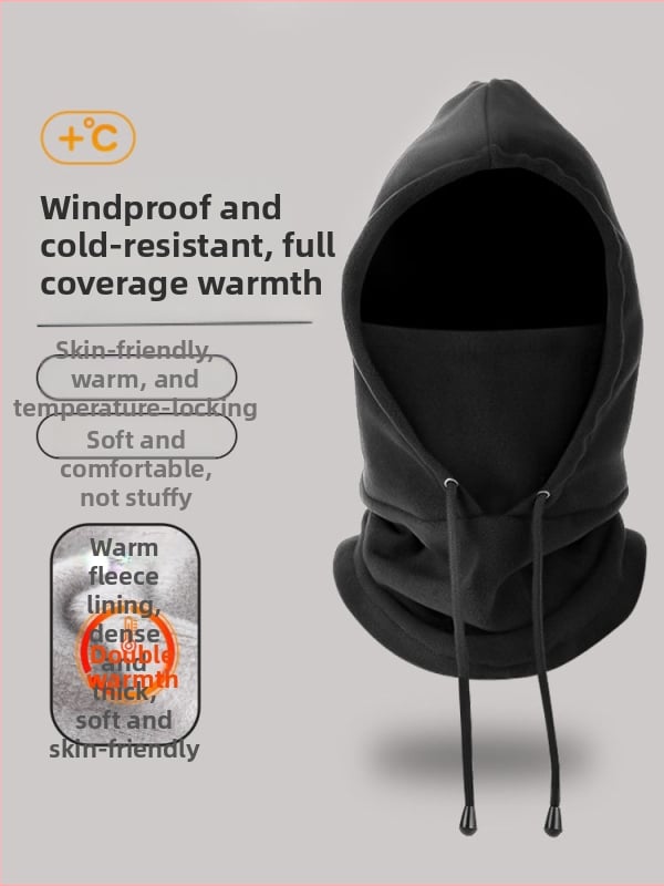 Extreme lovagló balaclava, poliészter, uniszex, téli teljes arcmaszk, testre szabható