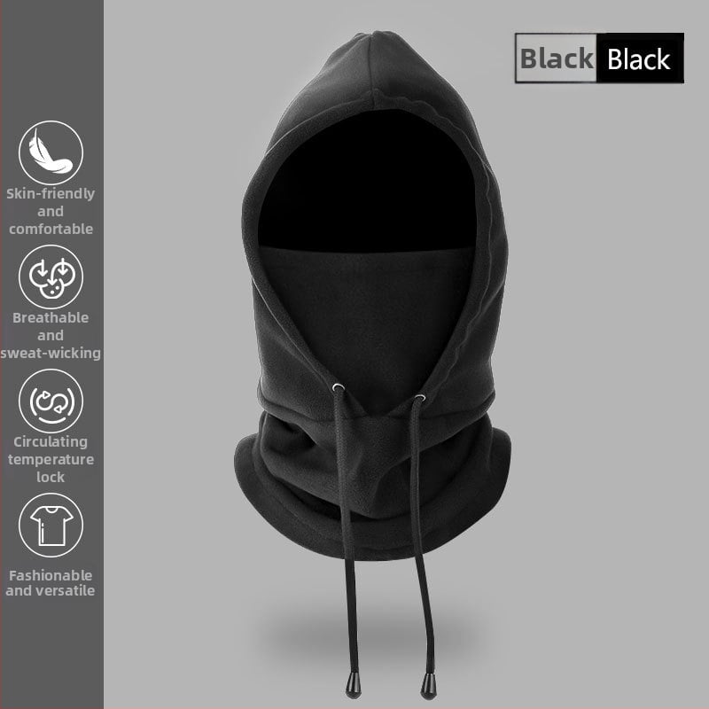 Extreme lovagló balaclava, poliészter, uniszex, téli teljes arcmaszk, testre szabható
